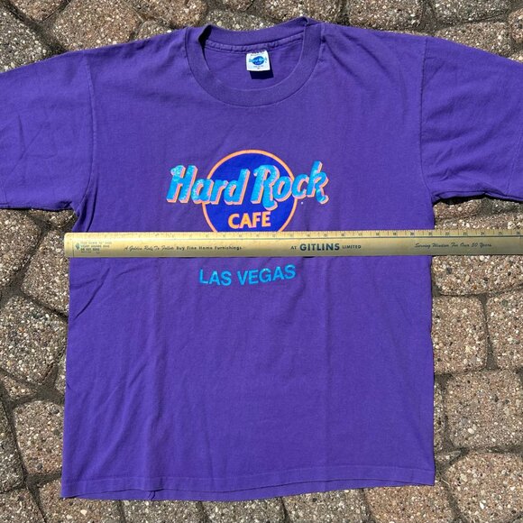 Vintage Single Stitch Hard Rock Las Vegas T Shirt Men Sz L VTG - Picture 4 of 8